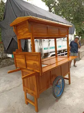 Gerobak Angkringan Bakso Mie Ayam PeceL Bubur Sate Martabak Ronde dlL