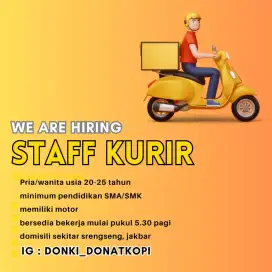 Dibutuhkan segera kurir untuk toko roti di srengseng, jakbar