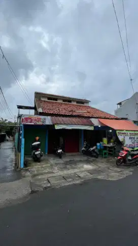 Disewakan tempat usaha kios ruko plus rumah hunian pinggir jalan