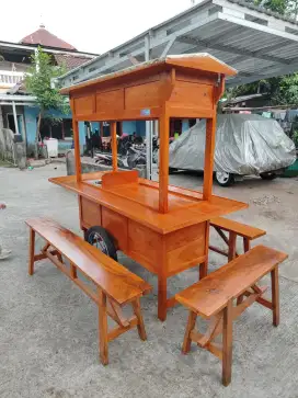 Jual Gerobak Angkringan,Bakso,Mie Ayam,Bubur,Roti BakardlL.Free ongkir