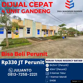 Dijual CEPAT 4 Unit Rumah Gandeng di Tunas Regency Cluster Amaryllis