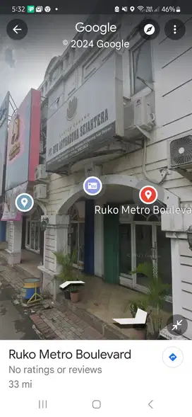 Ruko 2 lantai di Metro Boulevard Jababeka Cikarang harga BUB