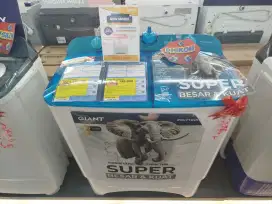 Promo Mesin Cuci 2 tabung Polytron 8 KG Bisa Cicilan Tanpa DP Bunga 0%