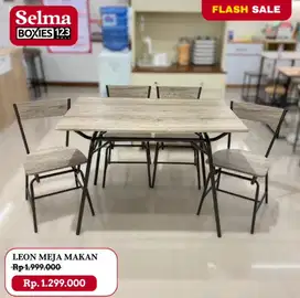 Meja makan set minimalis