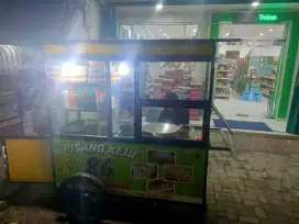 Gerobak bekas bisa buat jualan gorengan,martabak,rotibakar,dll