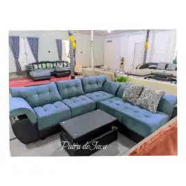 Sofa sudut mawar. Ready bisa cod jogja