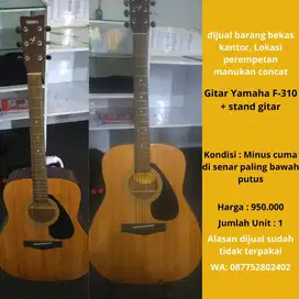 Gitar Yamaha F-310 + stand gitar