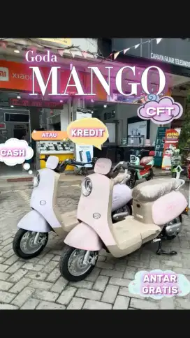 SEPEDA LISTRIK GODA MANGO 166 PLUS  NEW BERGARANSI RESMI DIJAMIN AMAN