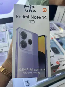 Redmi note 14 5G 12/512 terbaru bergaransi resmi