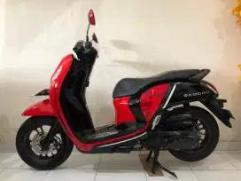 Honda Scoopy LED 2021 Merah Hitam!!