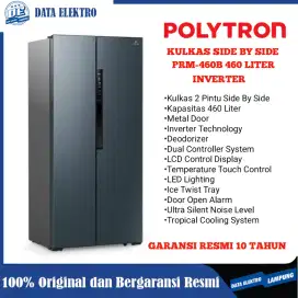 Kulkas Polytron Side By Side PRM460B Garansi Resmi 10 Tahun