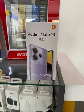 REDMI NOTE 14 5G 8/256(NEW) BISA CICILAN DP BUNGA 0% CUKUP KTP SAJA