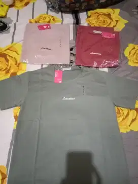 Kaos 3 pcs baru 60 rb aja