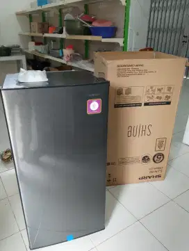 KULKAS SHARP BARU BUKA KARDUS