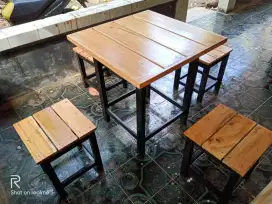 Meja kursi cafe