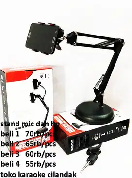 stand mic duduk bisa untuk hp 65ribu
