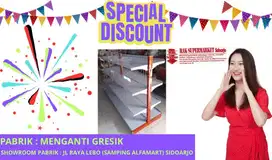 Jual rak minimarket jawa murah gondola toko