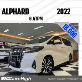 DP10% [Km18.000] Alphard G ATPM 2022 White Reg 2023 #AUTOHIGH