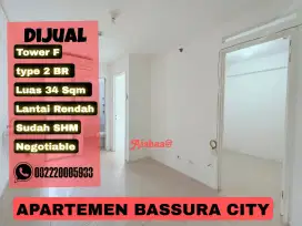 Dijual Apartemen Bassura City 2 BR Kosongan @