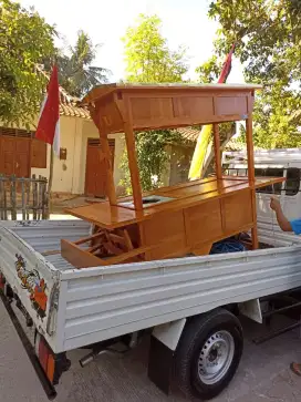 Gerobak Angkringan Bakso Mie Ayam PeceL Bubur Sate Martabak Ronde dlL