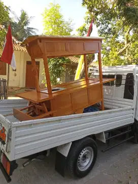 Gerobak Angkringan Bakso Mie Ayam PeceL Bubur Sate Martabak Ronde dlL