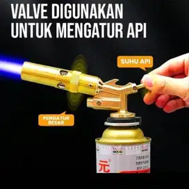 Paket komplit las portable kuningan +1 gas tokai segel buduran