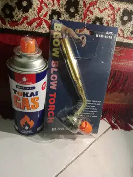 Alat bbq las portable camping gastorch kuningan+1:gas