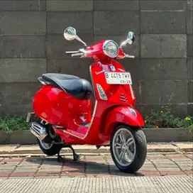 Vespa Primavera IGET ABS 150 TAHUN 2018 warna MERAH VERY GOOD CONDITIO