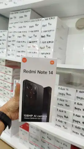 PROMO BESAR-BESARAN REDMI NOTE 14 (BARU)