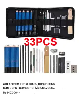 Set 33 pcs BARU JUAL RUGI