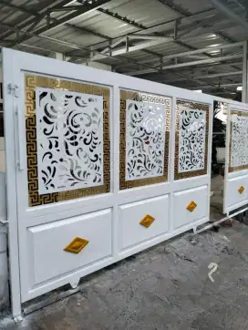 Pagar Rumah Mewah Custom Rumah Minimalis Plat Galvanis Grc