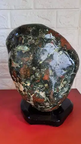 Pajangan fosil batu hitam (30cm)