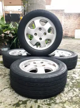 Velg Excel Racing Futura + Ban R14 | Kijang Xenia Avanza Panther Carry