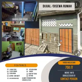 Dijual cepat rumah