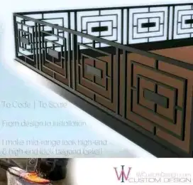 Balkon dan railing tangga