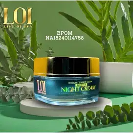 BRIGHTENING GLOW BOOSTER NIGHT CREAM/membuat wajah makin cerah,glowing