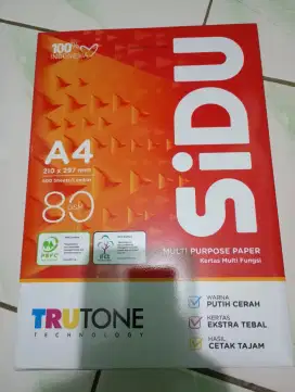 Kertas A4 Sidu 80 gram (Hanya 1 Rim)