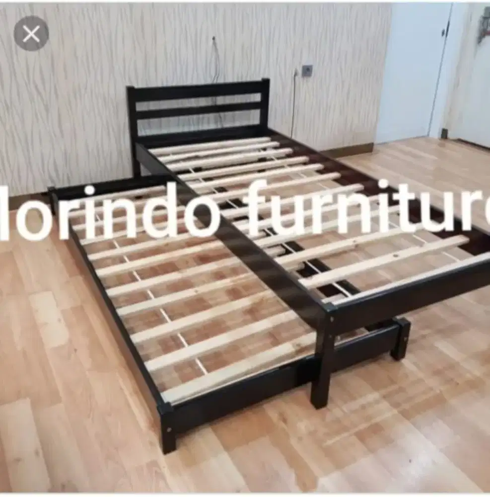 Ranjang kayu Sorong UK 90 x 200cm