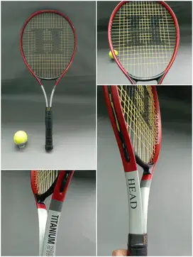 raket tennis original raket head, dunlop, prokenex slazenger, prince