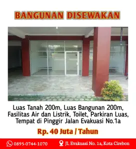 DISEWAKAN BANGUNAN MURAH DI KOTA CIREBON