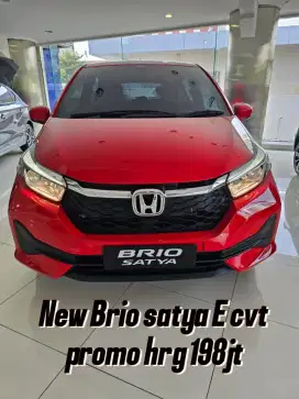 Dp 7jt angs 4,960 x 5th !! Brio Satya E cvt 2024 wrn merah
