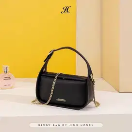 Tas Tangan Wanita Jims Honey Kindy Bag dengan Rantai Warna Emas