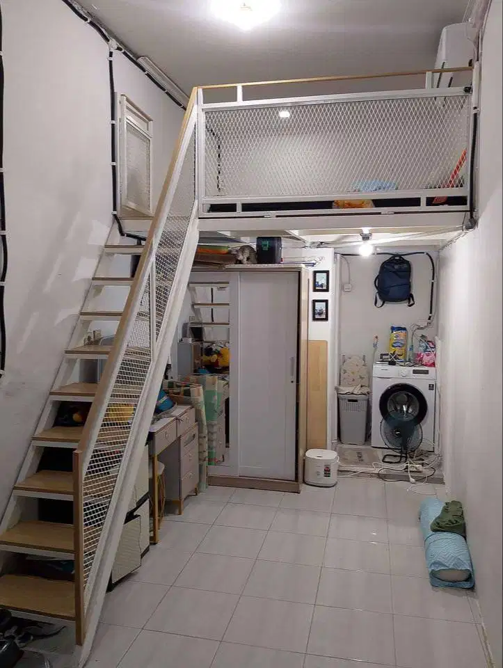 mezanin bed amar minimalis