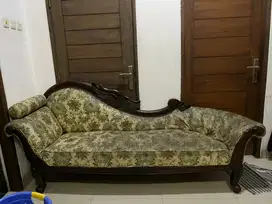 sofa kayu jati asli bekas