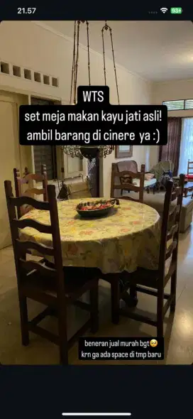 Jual Meja Makan
