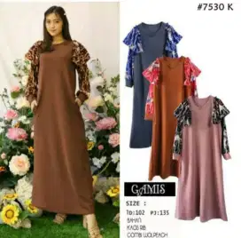 Dress knitt import tebal strech kualitas butik