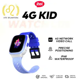 Smartwatch jam tangan anak itel 4G Kid sim card bs telpon garansi 1thn