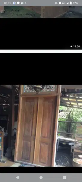 Pintu kusen dan gebyok