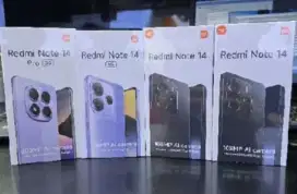 Murah New Redmi note 14 8/256 grs resmi, bs kredit/bs TT