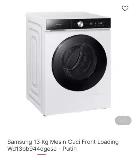 Mesin cuci 100% kering 13KG samsung